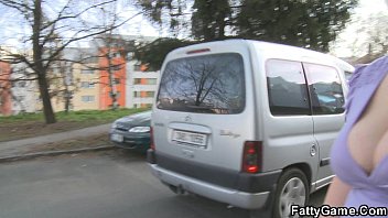 Sexy chubby blonde picks up him for play