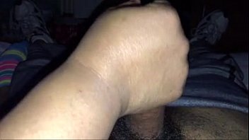 Black Granny Handjob Massive Cumshot