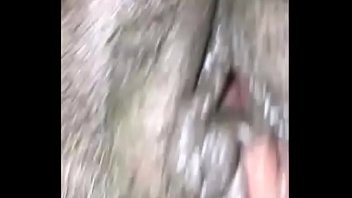 HD Closeup of her Black Granny Pussy